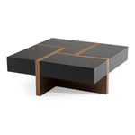 Makai Modern Black & Walnut Coffee Table by VIG Furniture - View 2