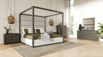 Manhattan- Contemporary Grey and Gold Dresser by VIG Furniture - View 3