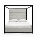 Manhattan- Contemporary Canopy Grey Bedroom Set-queen by VIG Furniture - View 3