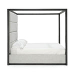 Manhattan- Contemporary Canopy Grey Bedroom Set-queen by VIG Furniture - View 5