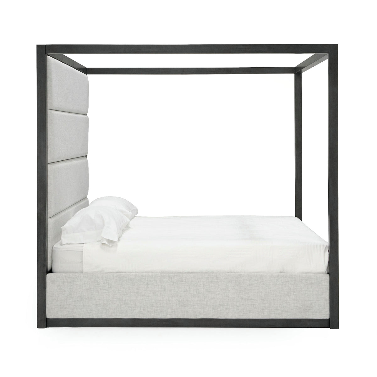 Manhattan- Contemporary Canopy Grey Bedroom Set-queen by VIG Furniture - View 5