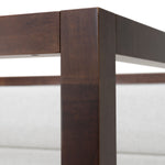 Eastern King Manhattan - Contemporary Canopy Cherry Bedroom Set