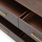 Manhattan - Contemporary Brown Oak and Gold Dresser by VIG Furniture - View 8