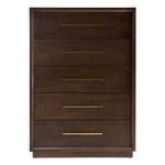 Manhattan - Contemporary Brown Oak and Gold Chest by VIG Furniture - View 1