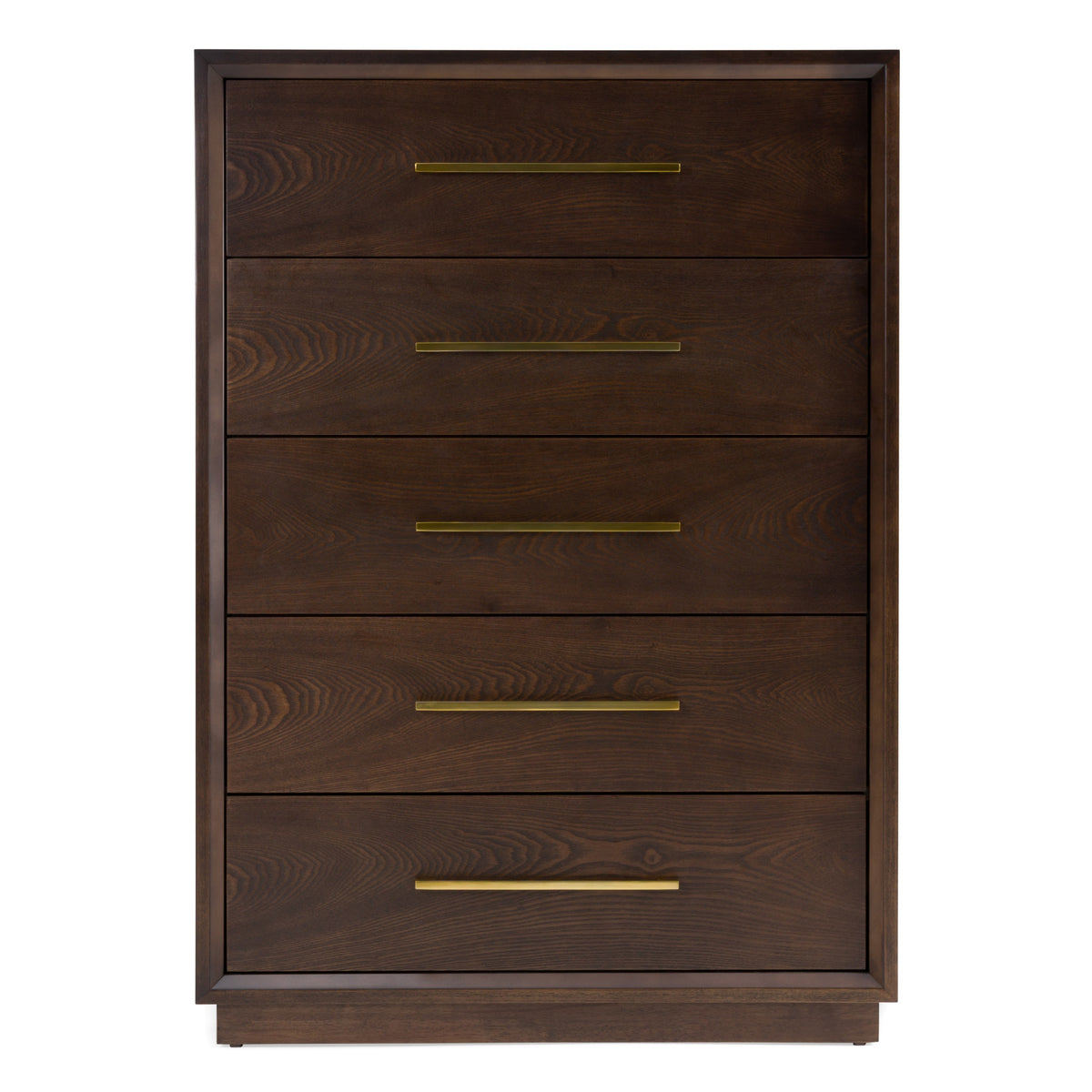 Manhattan - Contemporary Brown Oak and Gold Chest by VIG Furniture - View 1