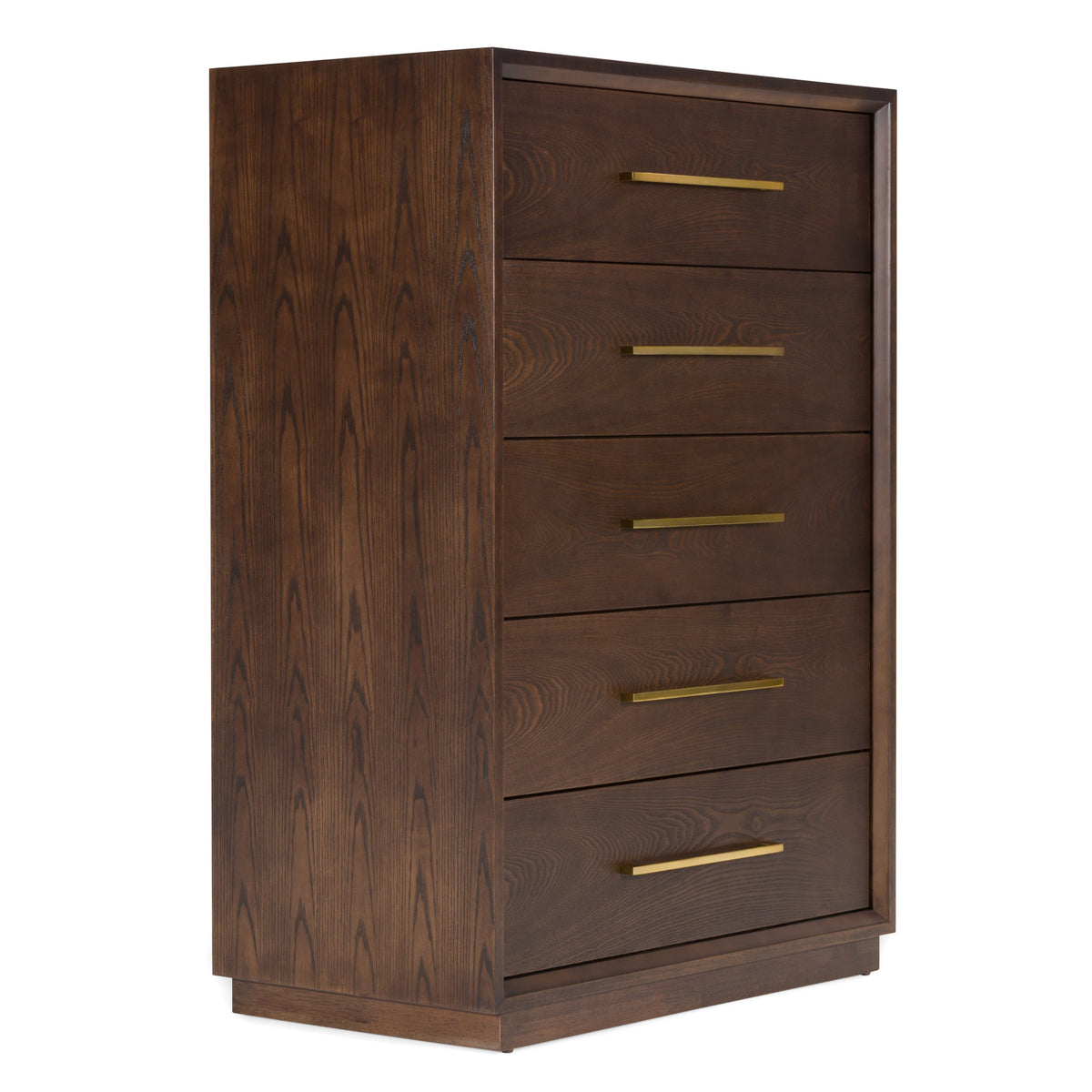 Manhattan - Contemporary Brown Oak and Gold Chest by VIG Furniture - View 3