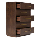 Manhattan - Contemporary Brown Oak and Gold Chest by VIG Furniture - View 6