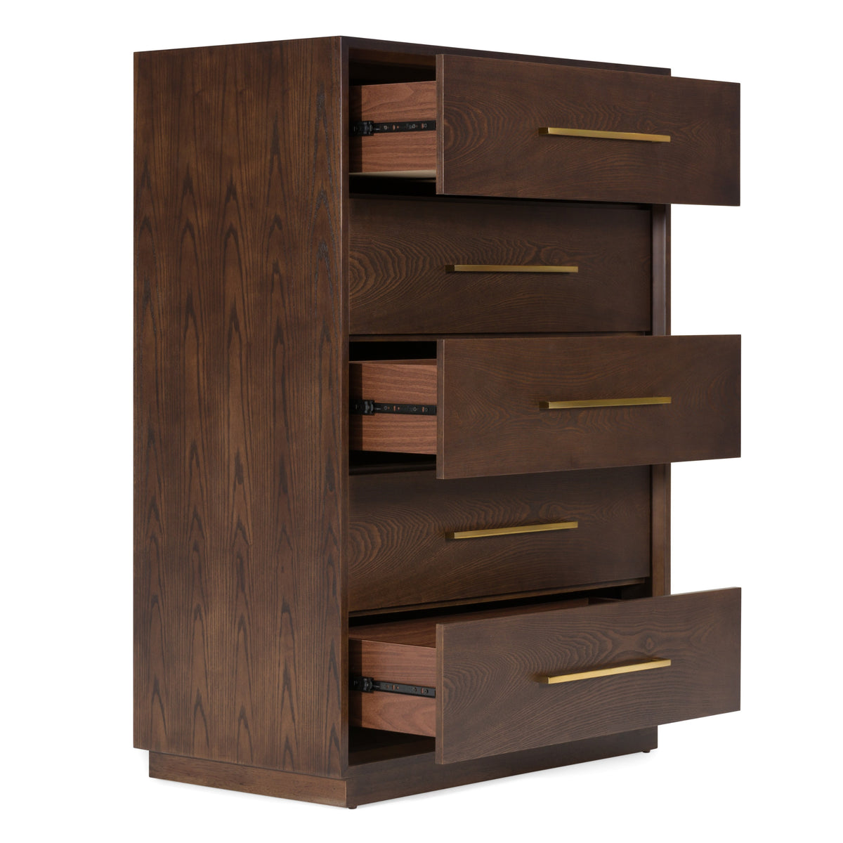 Manhattan - Contemporary Brown Oak and Gold Chest by VIG Furniture - View 6