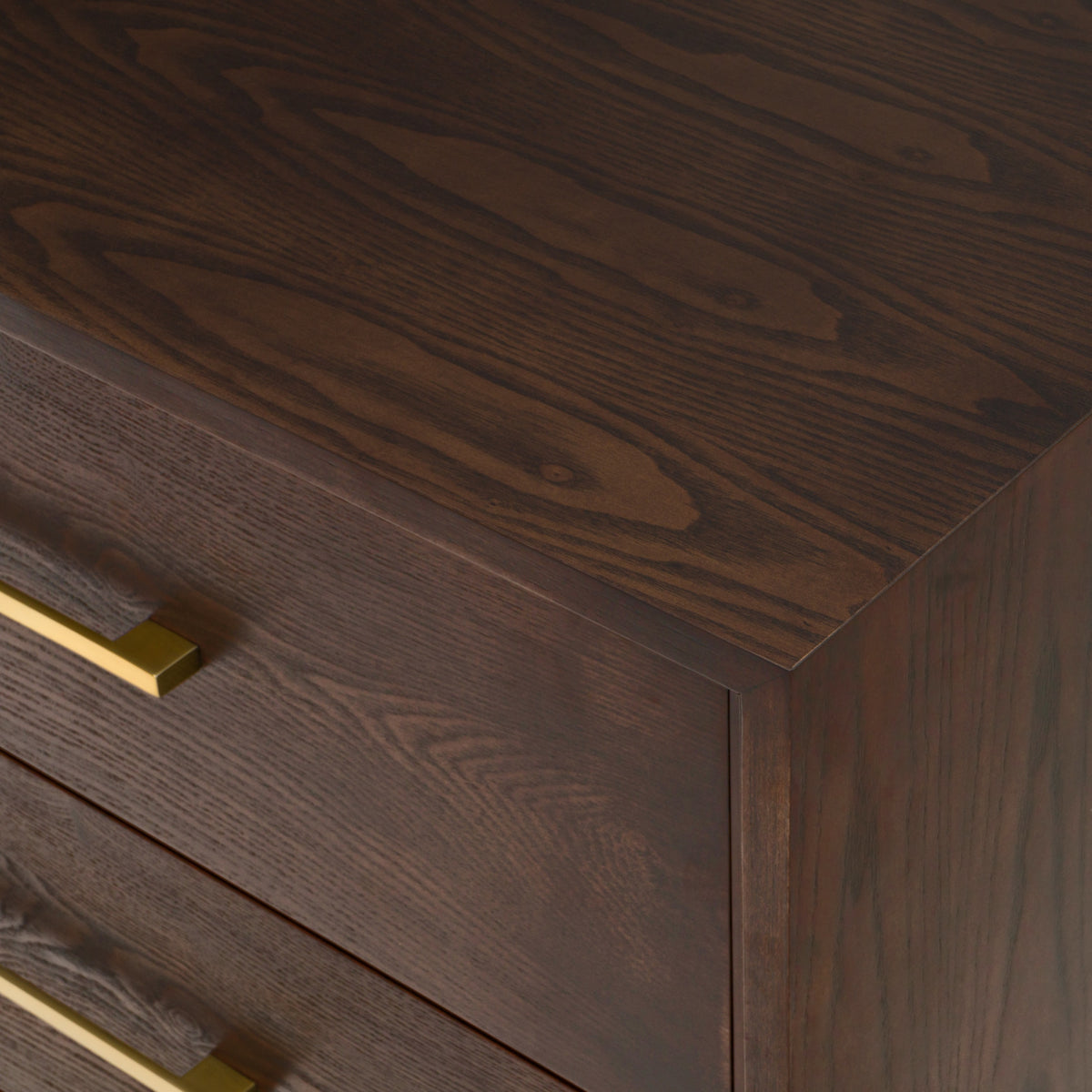 Manhattan - Contemporary Brown Oak and Gold Chest by VIG Furniture - View 7