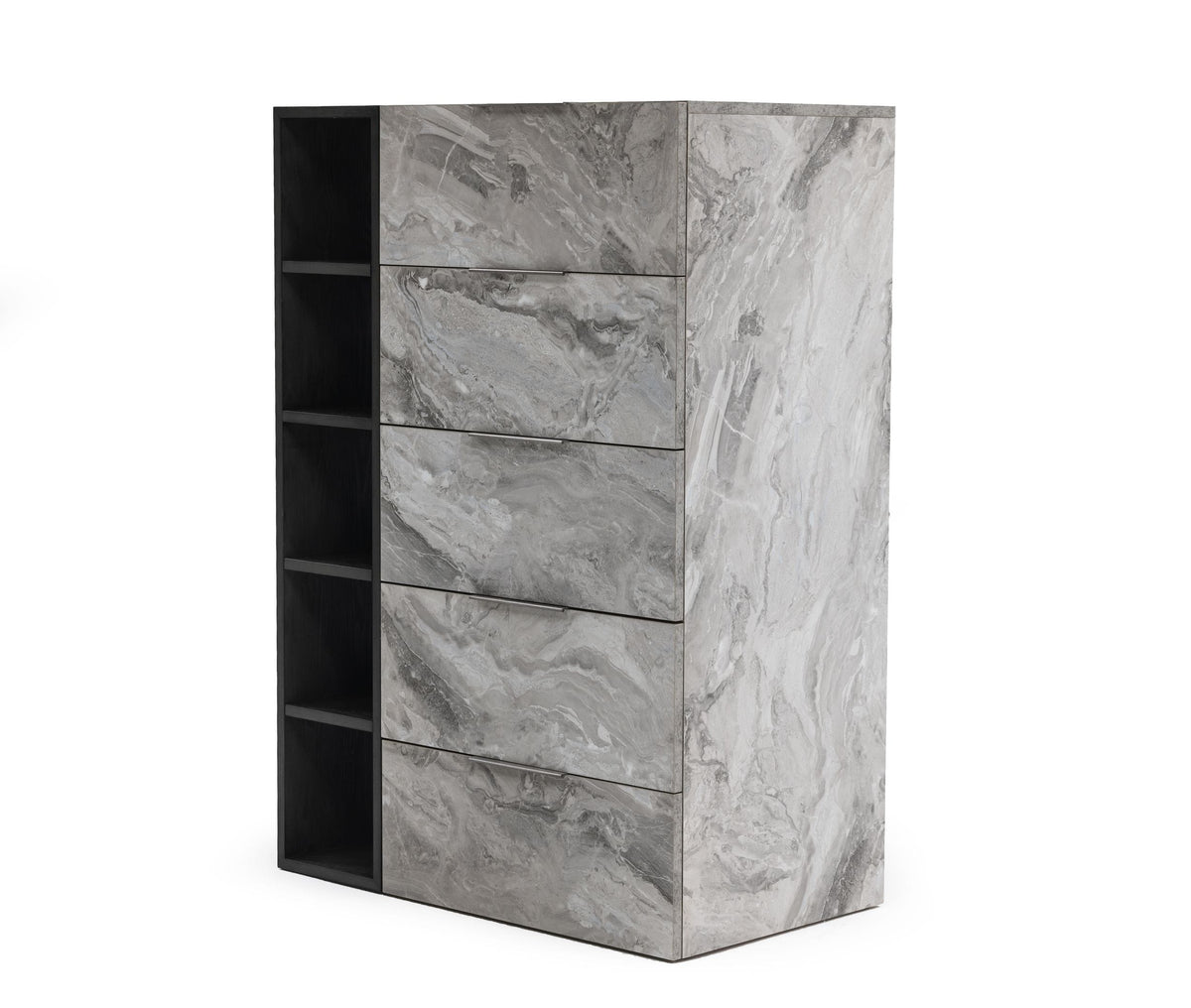 Maranello - Modern Grey Wash & Faux Marble Chest by VIG Furniture - View 2