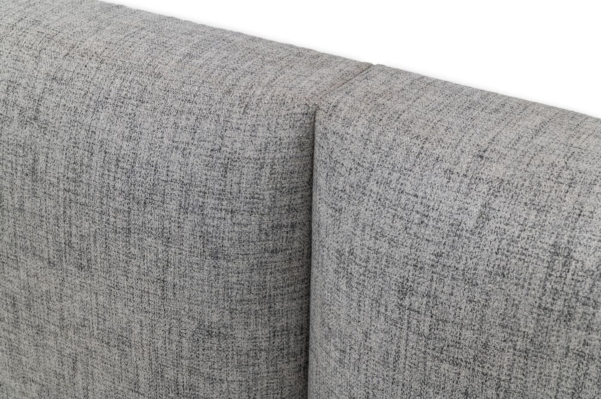 Eastern King Maranello - Modern Grey Fabric Bed w/ Two Nightstands by VIG Furniture - View 4