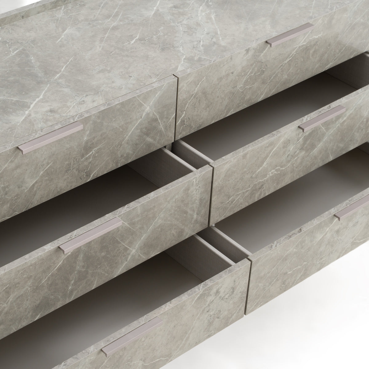 Marbella - Italian Modern Grey Marble Dresser by VIG Furniture - View 7