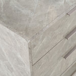 Queen Marbella - Italian Modern Grey Bed Set