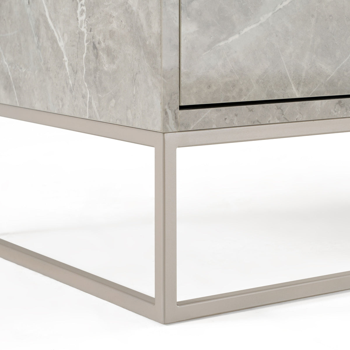 Queen Marbella - Italian Modern Grey Bed Set