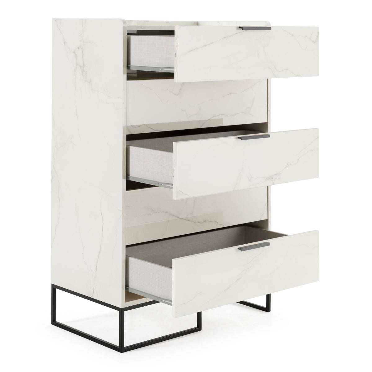 Marbella - Italian Modern White Marble Chest by VIG Furniture - View 5