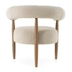 Marchland - Modern Beige Fabric + Oak Accent Chair by VIG Furniture - View 4