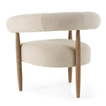 Marchland - Modern Beige Fabric + Oak Accent Chair by VIG Furniture - View 5