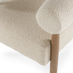 Marchland - Modern Beige Fabric + Oak Accent Chair by VIG Furniture - View 6