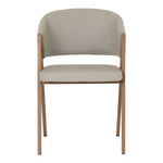 Marcus - Modern Light Grey Vegan Leather Dining Chair (Set of 2) by VIG Furniture - View 7