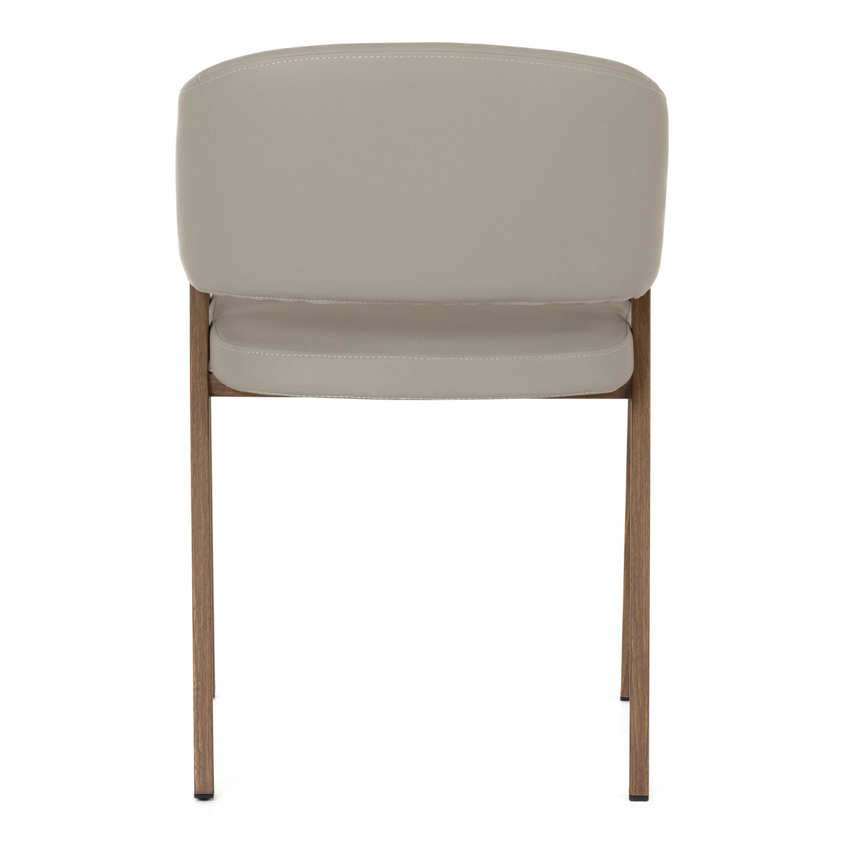 Marcus - Modern Light Grey Vegan Leather Dining Chair (Set of 2) by VIG Furniture - View 9