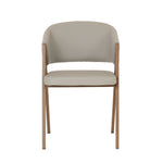 Marcus - Modern Light Grey Vegan Leather Dining Chair (Set of 2) by VIG Furniture - View 2