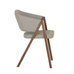 Marcus - Modern Light Grey Vegan Leather Dining Chair (Set of 2) by VIG Furniture - View 3