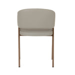 Marcus - Modern Light Grey Vegan Leather Dining Chair (Set of 2) by VIG Furniture - View 4