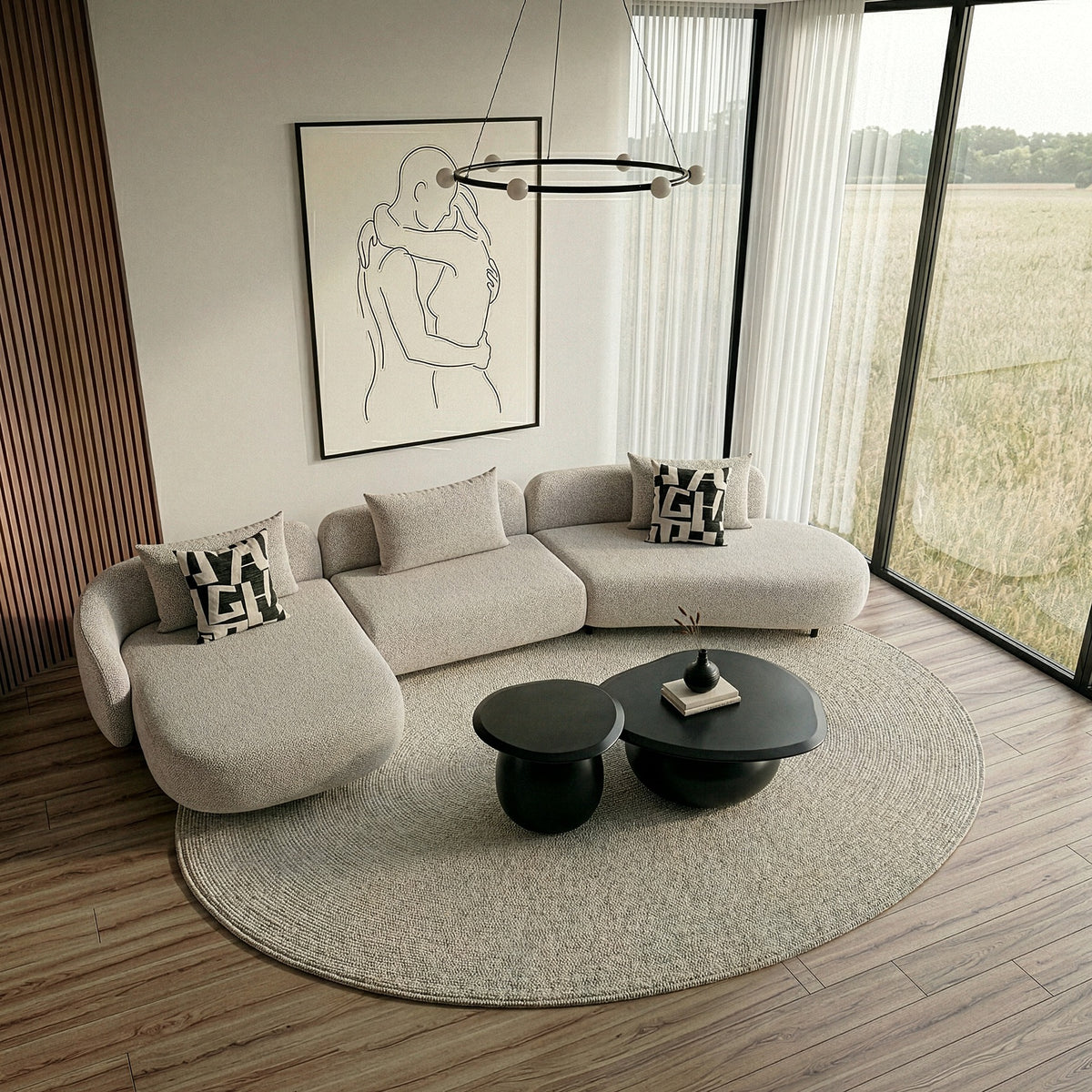 Marge - Contemporary Beige Sectional Sofa by VIG Furniture - View 11