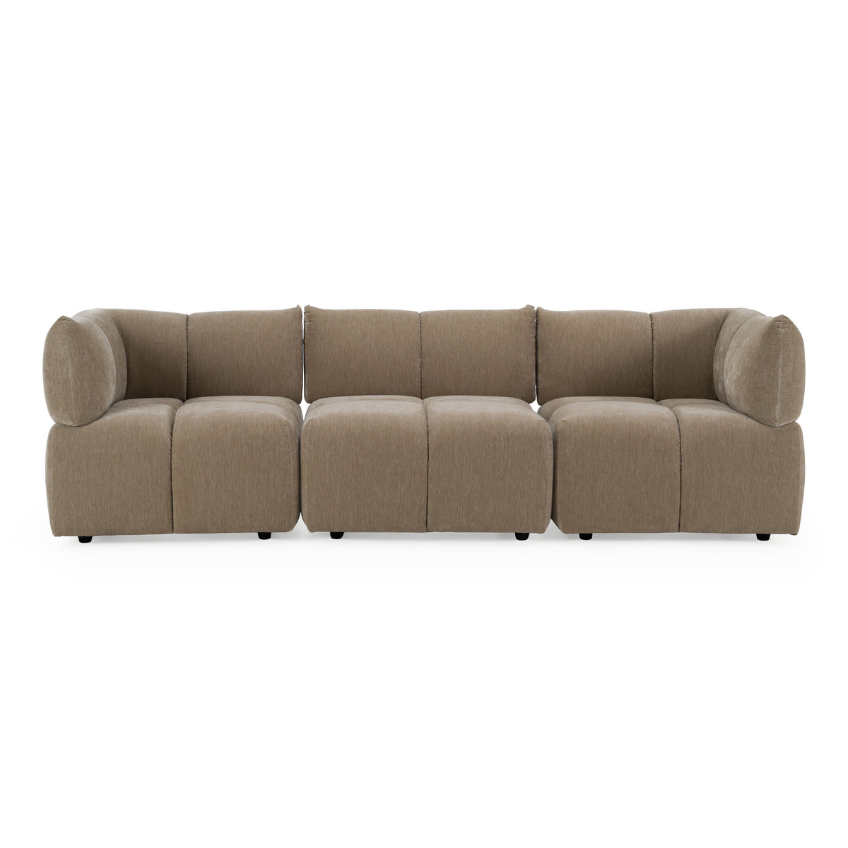 Marisol - Modern Taupe Fabric Sectional Sofa by VIG Furniture - View 1