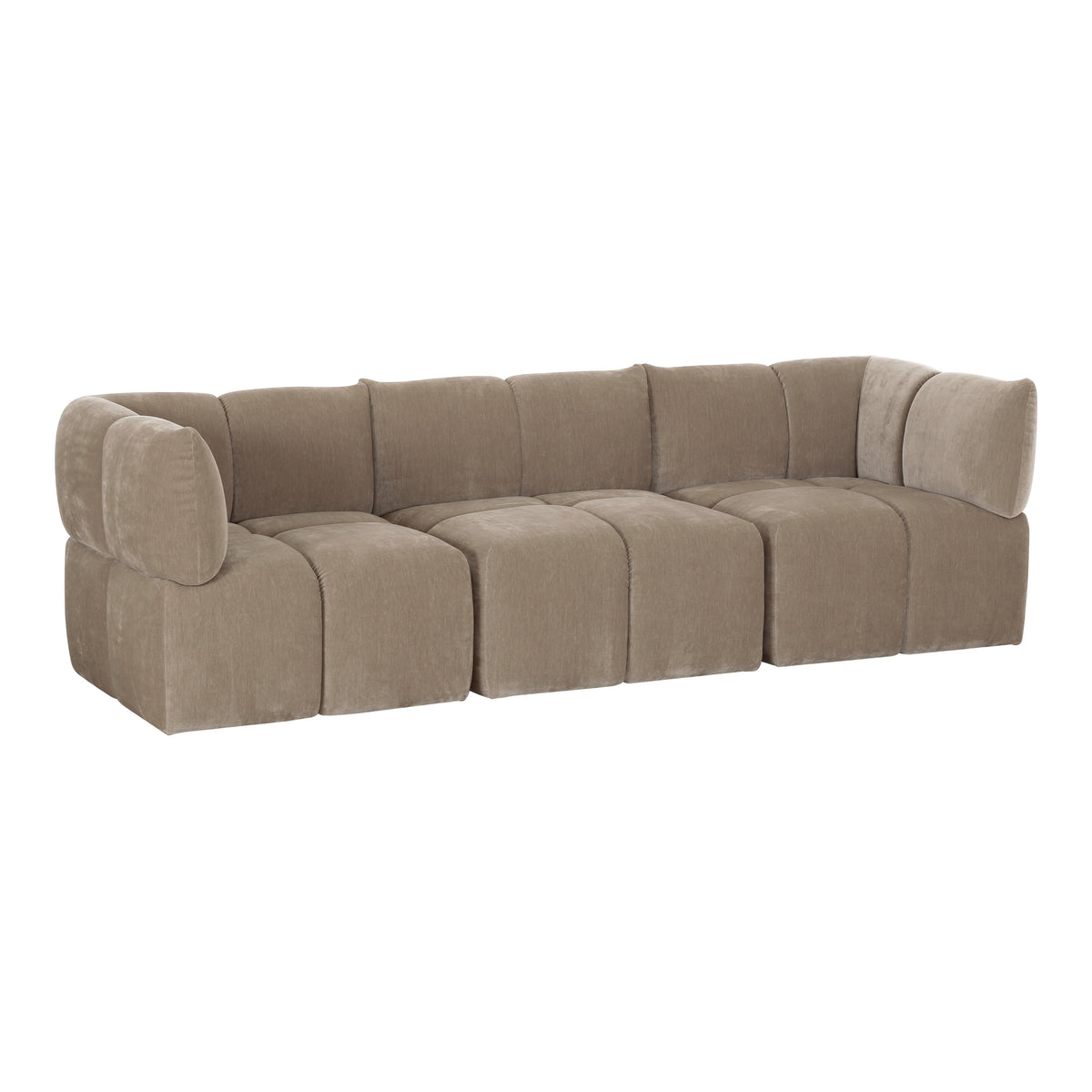 Marisol - Modern Taupe Fabric Sectional Sofa by VIG Furniture - View 6
