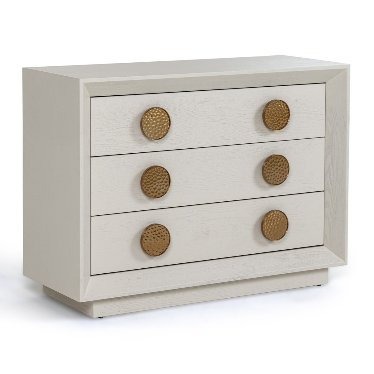 Marjorie - Modern Cream & Brushed Gold Nightstand by VIG Furniture - View 2