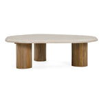Marlin - Modern Marble + Mango Wood Nesting Table Set by VIG Furniture - View 3