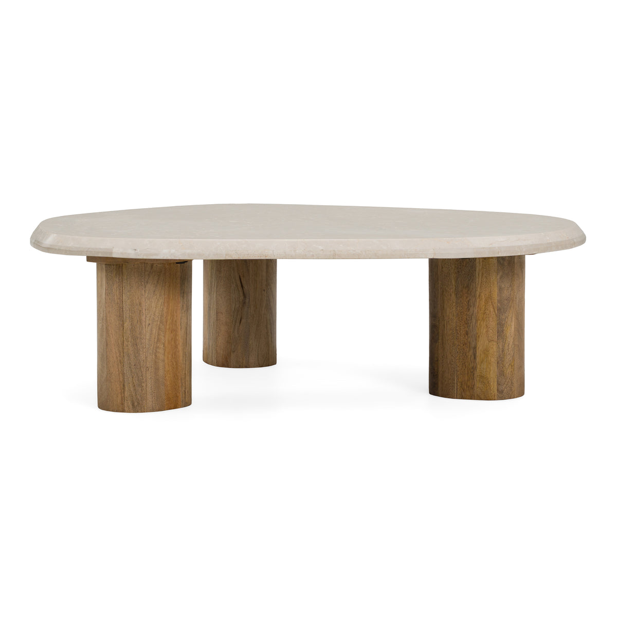 Marlin - Modern Marble + Mango Wood Nesting Table Set by VIG Furniture - View 3