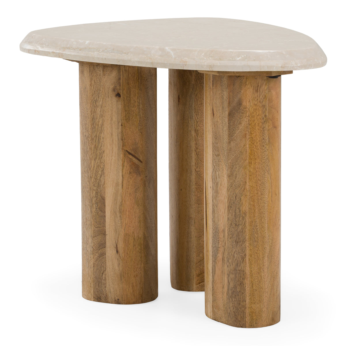 Marlin - Modern Marble + Mango Wood Nesting Table Set by VIG Furniture - View 5
