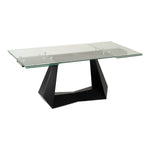Maroney - Modern Black and Glass Extendable 70.5"/106" Dining Table by VIG Furniture - View 8