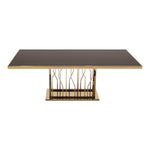 Marston Modern Black Glass & Rosegold Dining Table by VIG Furniture - View 14