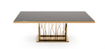 Marston Modern Black Glass & Rosegold Dining Table by VIG Furniture - View 7