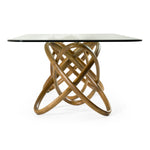 Mason Modern Glass & Walnut Dining Table by VIG Furniture - View 7