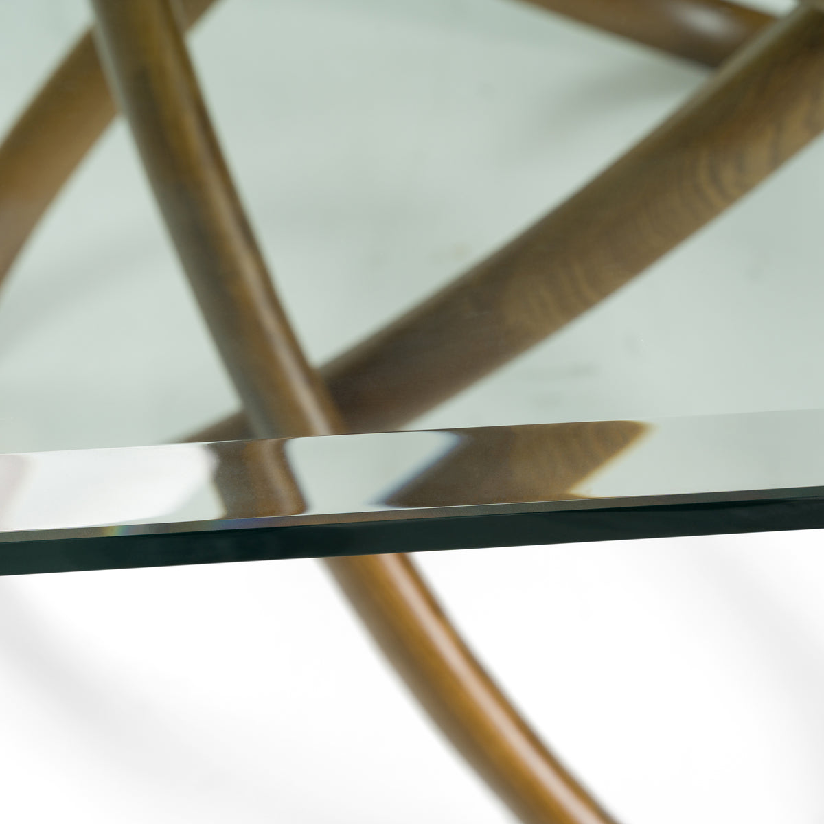 Mason Modern Glass & Walnut Dining Table by VIG Furniture - View 9