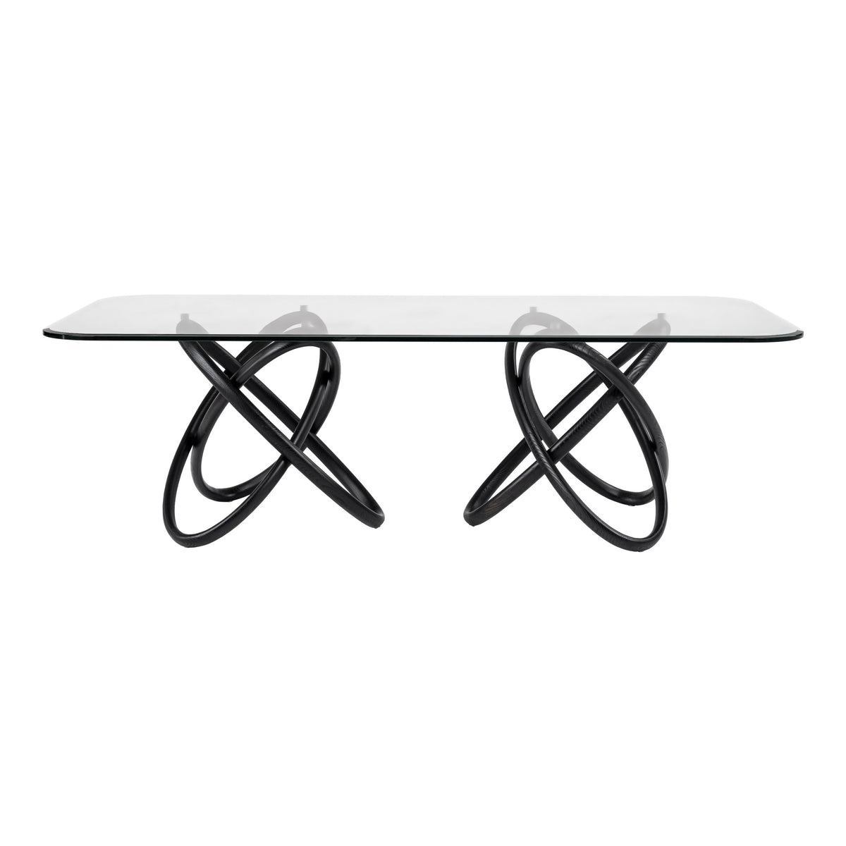 Mason Modern Glass & Black Ash Dining Table by VIG Furniture - View 1