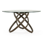 Mason Modern Round Grey Ash Dining Table by VIG Furniture - View 1