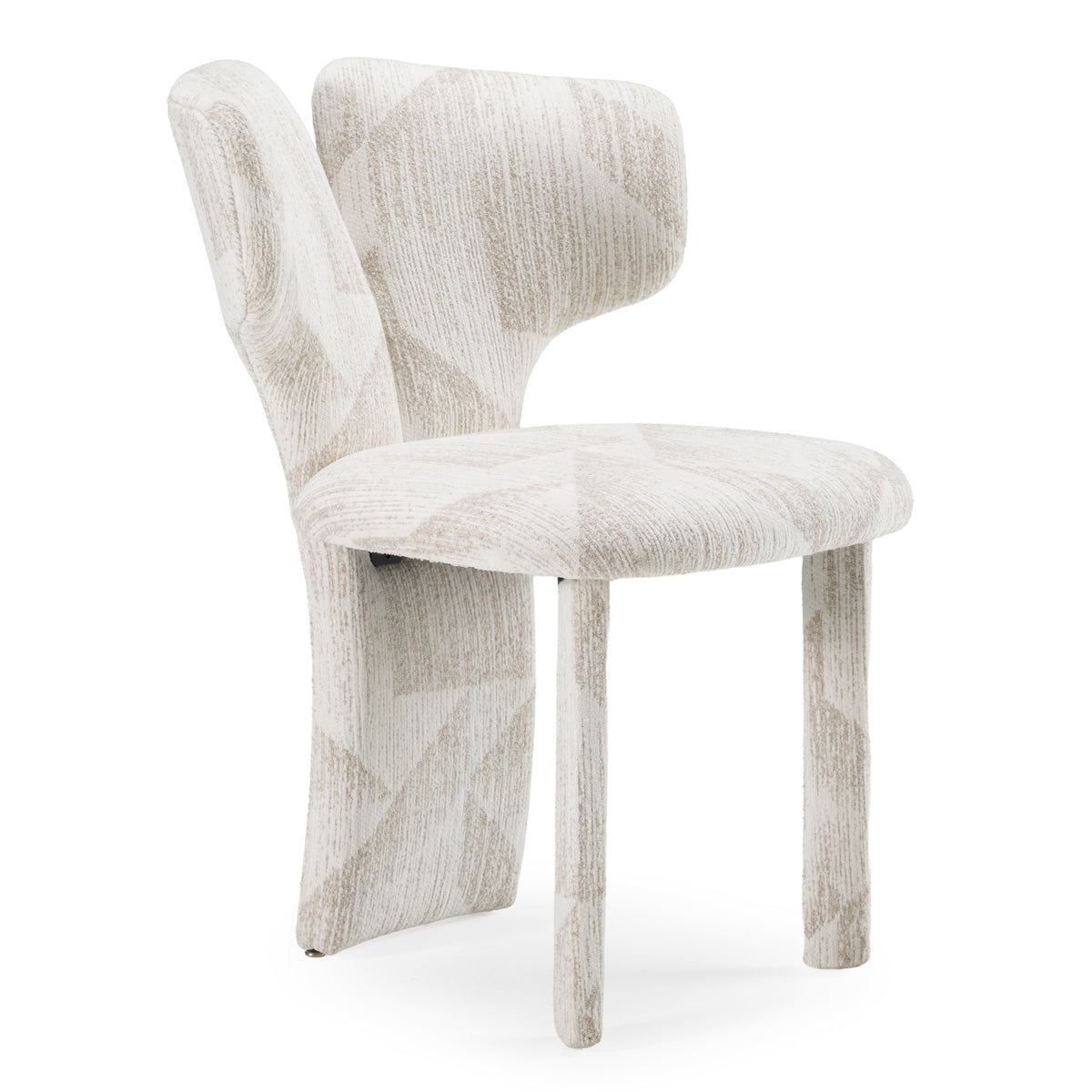 Masuda - Modern Beige Pattern Fabric Dining Chair (Set of 2) by VIG Furniture - View 1