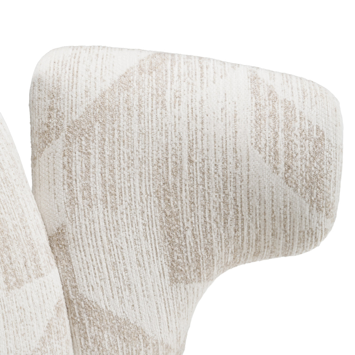 Masuda - Modern Beige Pattern Fabric Dining Chair (Set of 2) by VIG Furniture - View 6