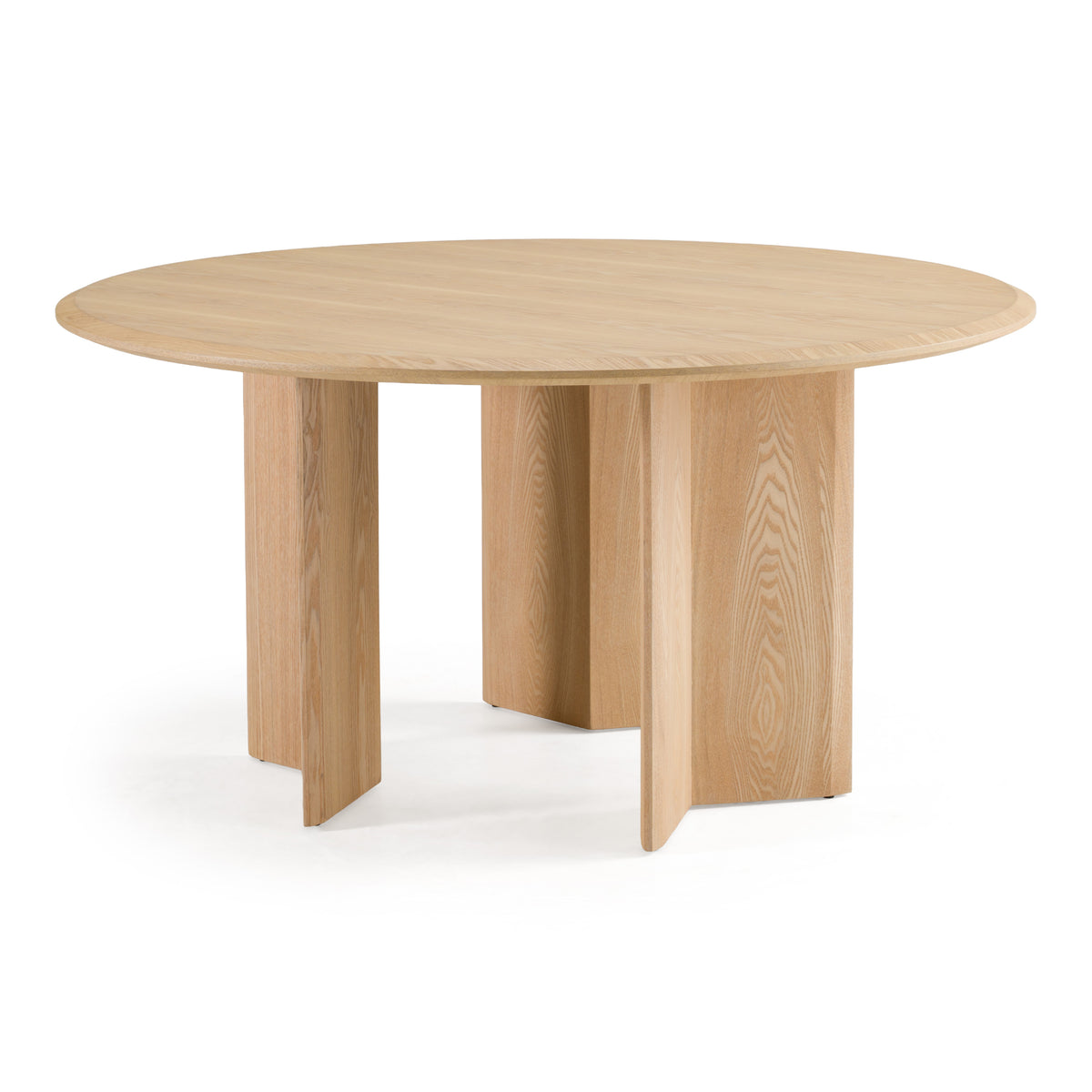 Masuda - Modern Natural Ash Round Dining Table by VIG Furniture - View 2