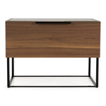 Matteo - Italian Modern Walnut & Fabric Bed by VIG Furniture - View 13
