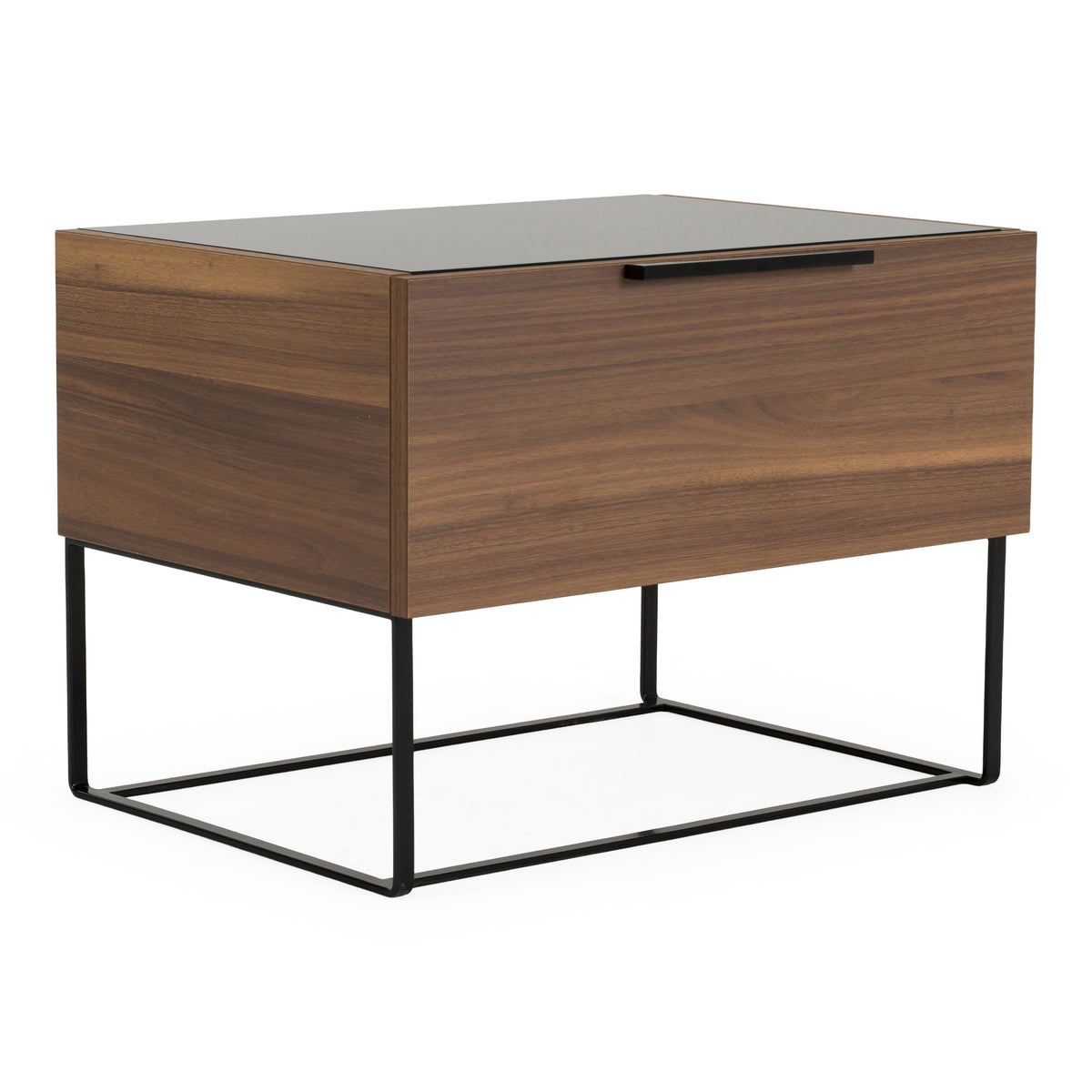 Matteo - Italian Modern Walnut & Fabric Bed by VIG Furniture - View 14