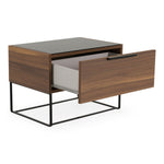 Matteo - Italian Modern Walnut & Fabric Bed by VIG Furniture - View 15