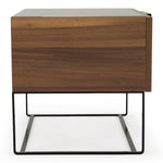 Matteo - Italian Modern Walnut & Fabric Bed by VIG Furniture - View 16