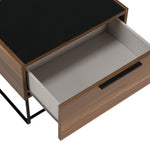 Matteo - Italian Modern Walnut & Fabric Bed by VIG Furniture - View 18