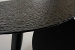 Maxine - Modern Hammered Grey Glass Rectangular Dining Table by VIG Furniture - View 6